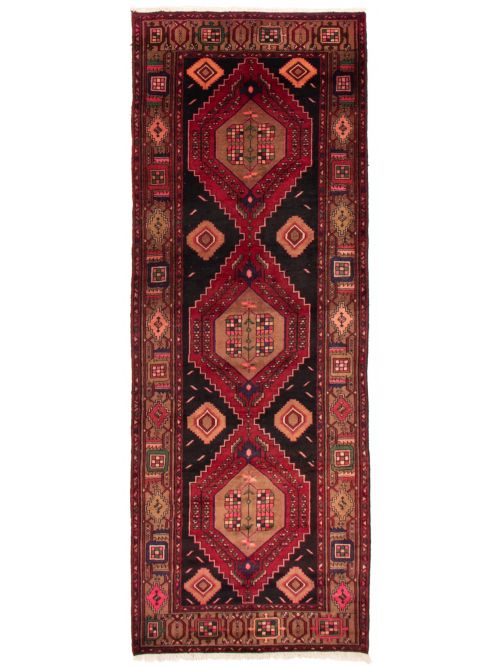 Persian Style 4'3" x 11'6" Hand-knotted Wool Rug 