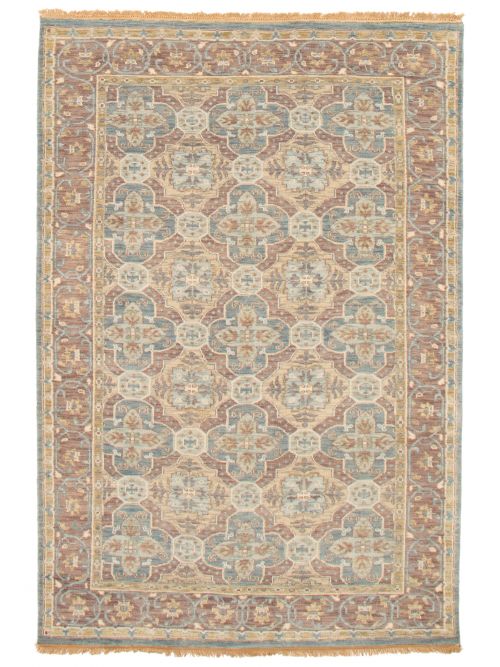 Indian Finest Agra Jaipur 5'8" x 8'5" Hand-knotted Wool Rug 