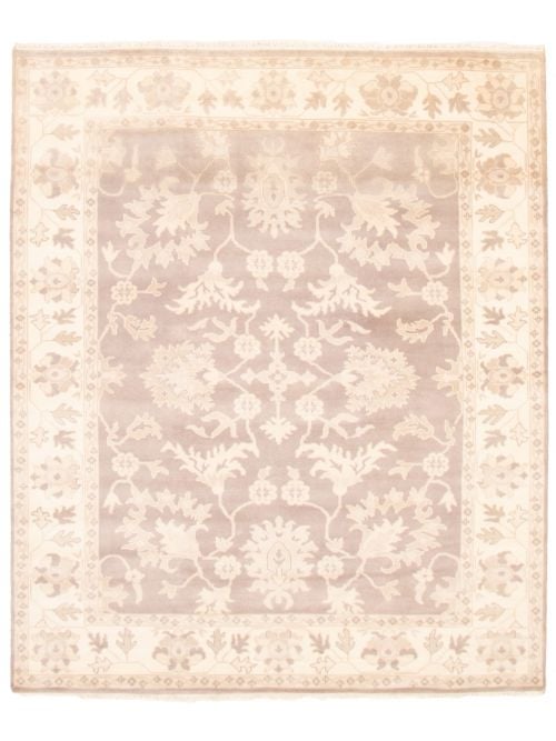 Indian Royal Oushak 8'2" x 9'11" Hand-knotted Wool Rug 