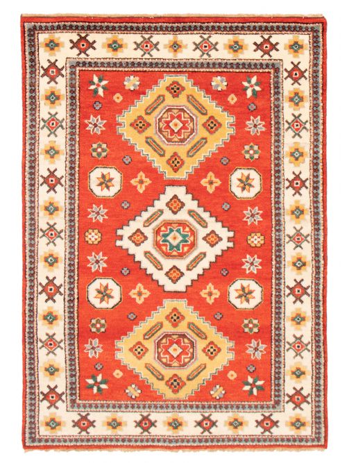 Indian Royal Kazak 5'7" x 8'0" Hand-knotted Wool Rug 