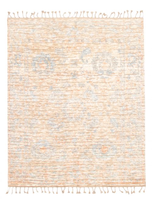 Indian Tangier 7'11" x 9'11" Hand-knotted Wool Rug 