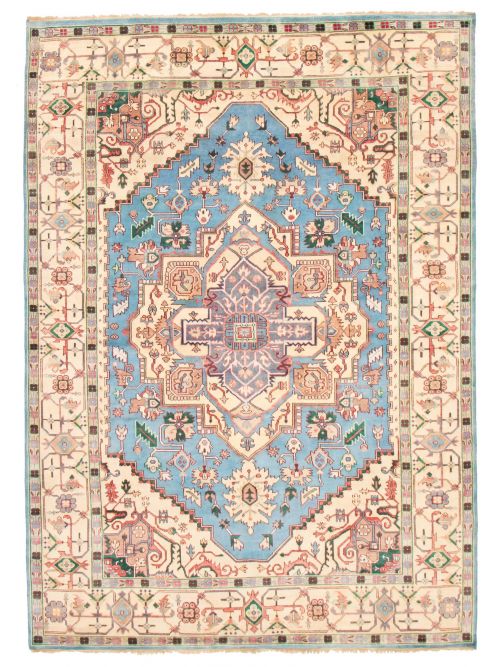Indian Serapi Heritage 9'8" x 13'9" Hand-knotted Wool Rug 