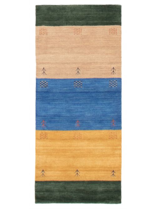 Indian Kashkuli Gabbeh 2'6" x 5'11" Hand Loomed Wool Rug 