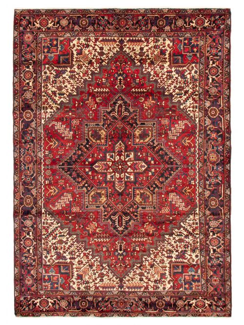 Persian Heriz 7'9" x 11'0" Hand-knotted Wool Rug 