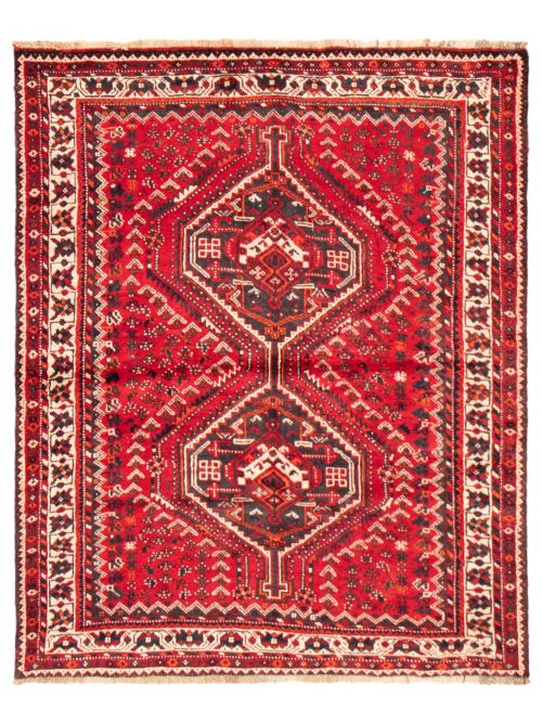 Persian Style 5'3" x 6'5" Hand-knotted Wool Rug 