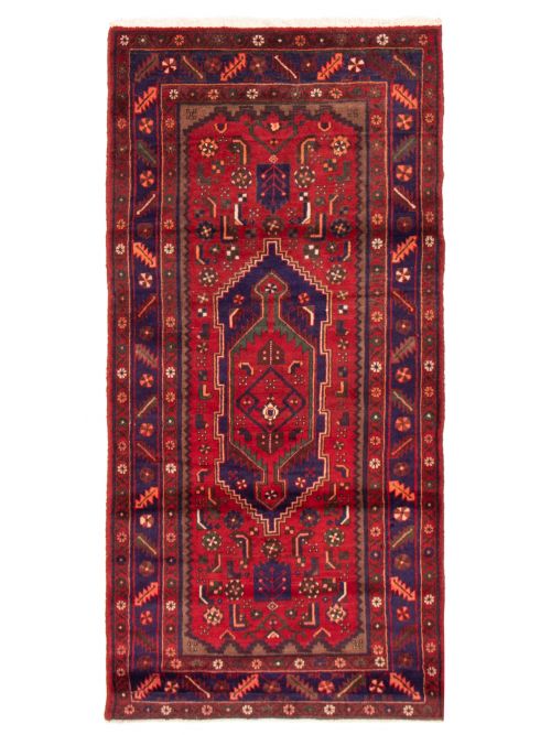 Persian Style 4'0" x 8'4" Hand-knotted Wool Rug 