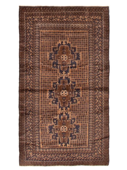 Afghan Baluch 3'6" x 6'0" Hand-knotted Wool Rug 