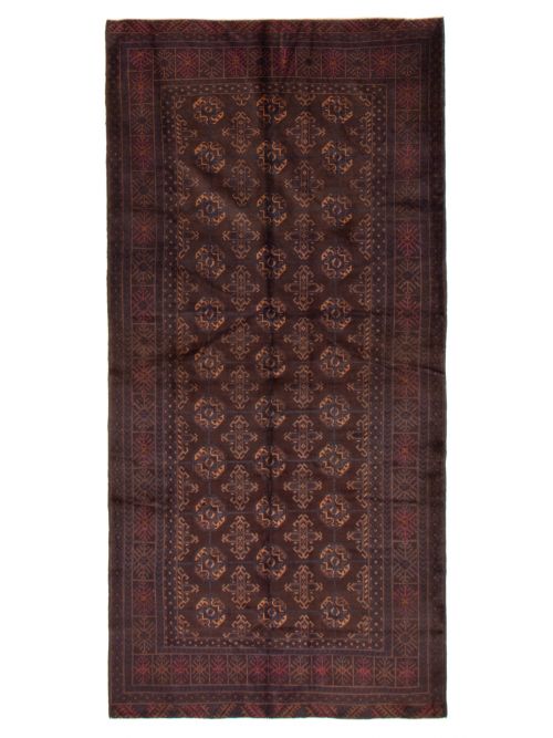 Afghan Baluch 4'5" x 9'0" Hand-knotted Wool Rug 