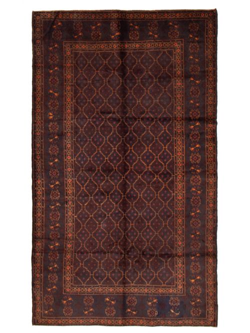 Afghan Baluch 5'5" x 8'6" Hand-knotted Wool Rug 