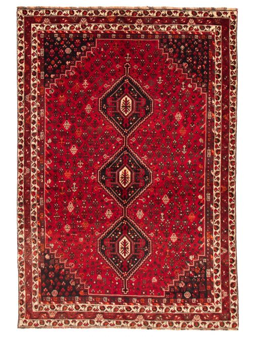 Persian Style 7'1" x 10'2" Hand-knotted Wool Rug 
