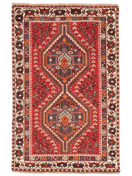Persian Style 3'3" x 5'1" Hand-knotted Wool Rug 