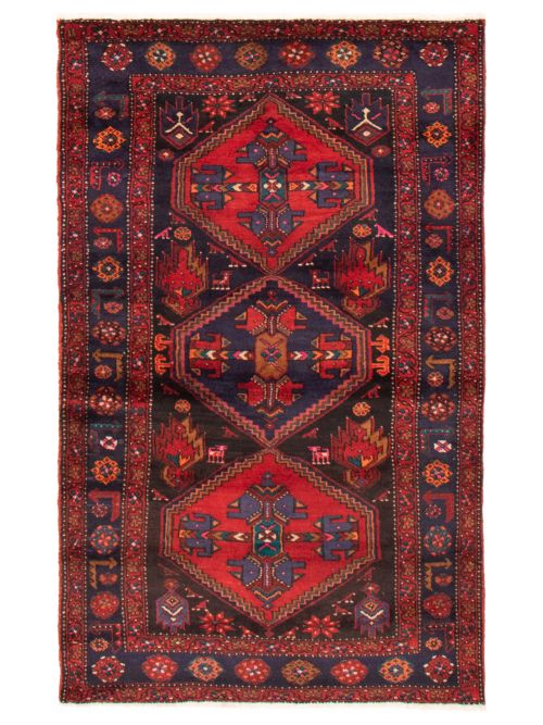 Persian Zanjan 4'7" x 7'5" Hand-knotted Wool Rug 