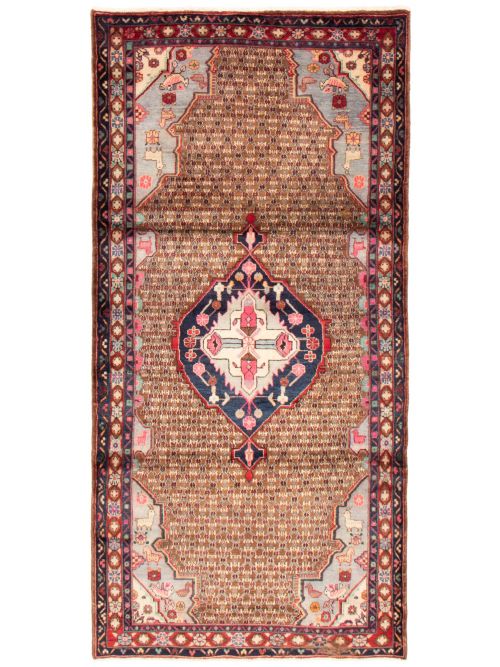 Persian Koliai 4'10" x 10'8" Hand-knotted Wool Rug 