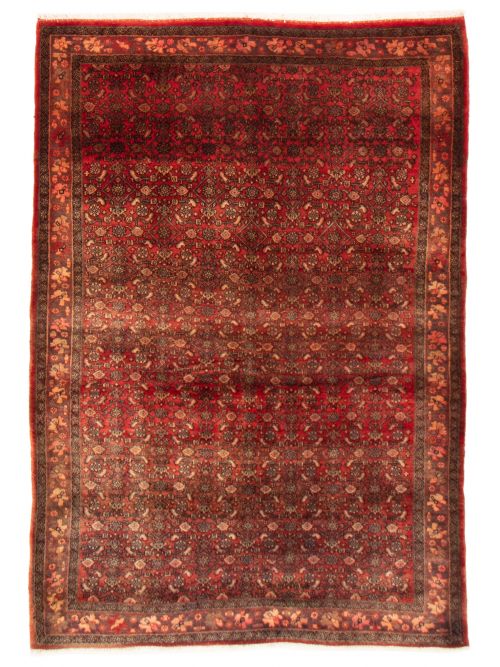 Persian Zanjan 4'10" x 7'0" Hand-knotted Wool Rug 