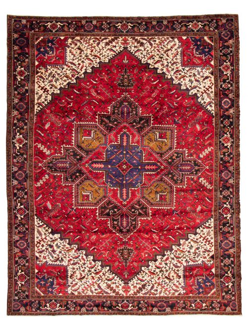 Persian Heriz 10'2" x 13'1" Hand-knotted Wool Rug 