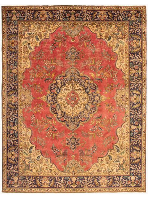 Persian Style 9'10" x 12'10" Hand-knotted Wool Rug 