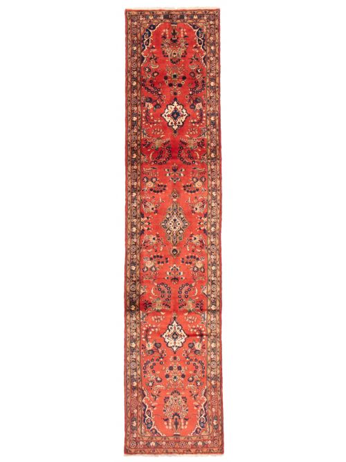 Persian Roodbar 2'10" x 12'4" Hand-knotted Wool Rug 