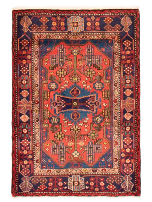 Persian Nahavand 3'7" x 5'1" Hand-knotted Wool Rug 