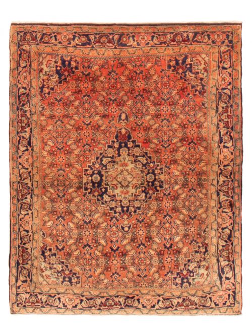 Persian Zanjan 3'11" x 5'0" Hand-knotted Wool Rug 
