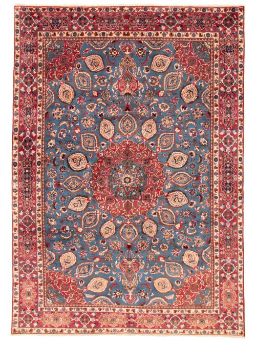 Persian Kashmar 7'10" x 11'1" Hand-knotted Wool Rug 