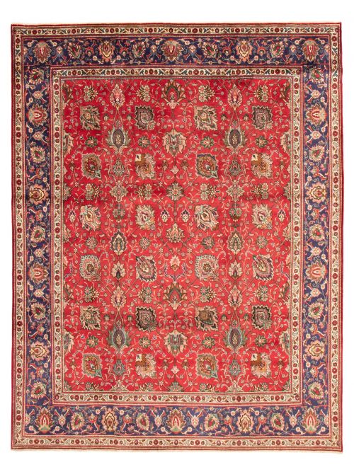 Persian Style 9'10" x 12'9" Hand-knotted Wool Rug 