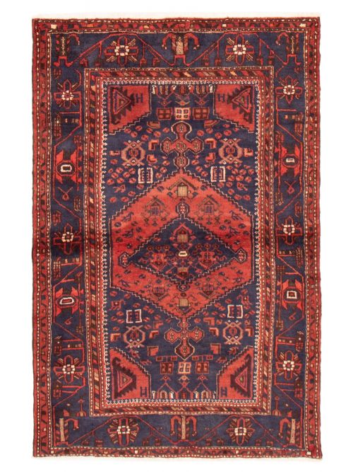 Persian Hamadan 4'3" x 6'8" Hand-knotted Wool Rug 