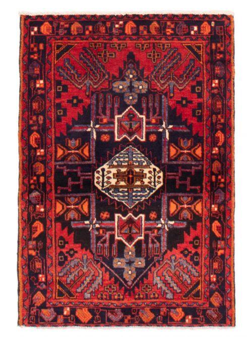 Persian Nahavand 3'2" x 4'10" Hand-knotted Wool Rug 