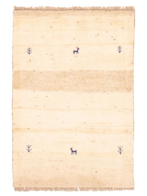 Persian Style Kashkuli Gabbeh 3'3" x 4'11" Hand-knotted Wool Rug 