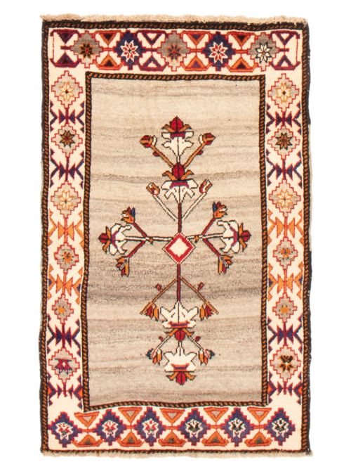 Persian Kashkuli Gabbeh 2'10" x 4'7" Hand-knotted Wool Rug 