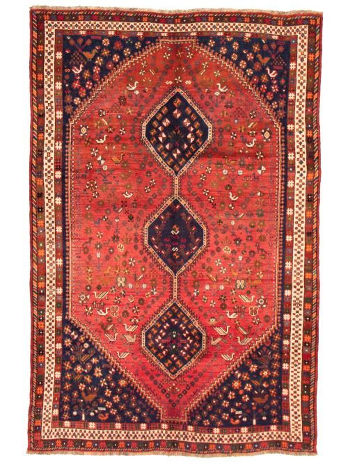 Persian Style 6'5" x 9'9" Hand-knotted Wool Rug 