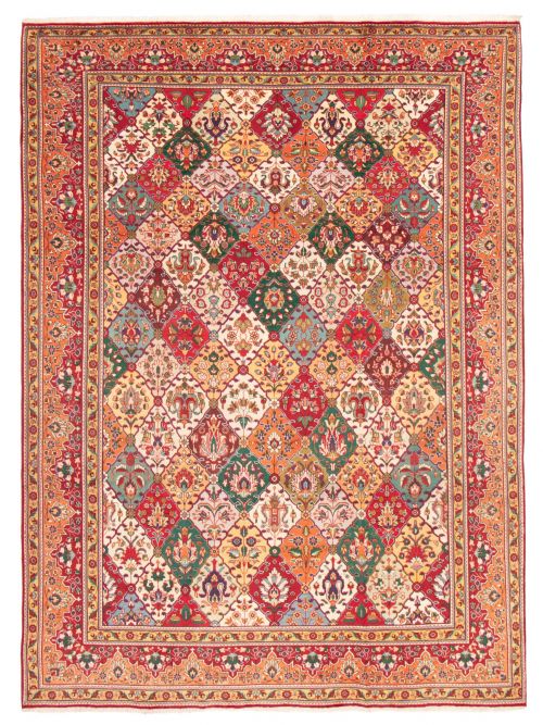 Persian Style 9'6" x 12'11" Hand-knotted Wool Rug 