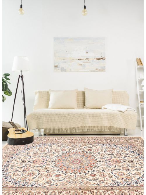 Tapis nain 9la 6'3" x 9'10" en laine