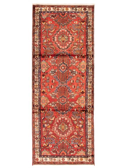 Persian Hamadan 3'8" x 10'4" Hand-knotted Wool Rug 