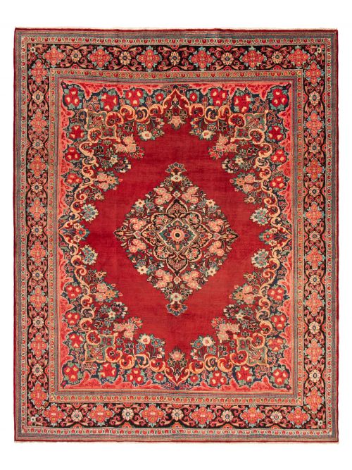Persian Style 10'4" x 13'4" Hand-knotted Wool Rug 