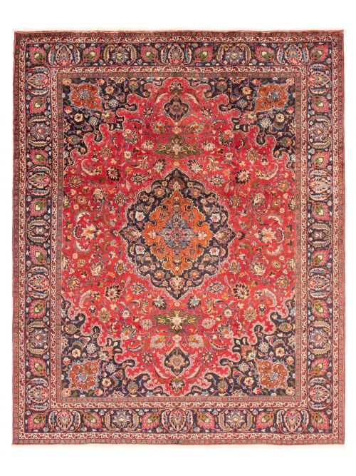 Persian Mashad 9'8" x 12'2" Hand-knotted Wool Rug 