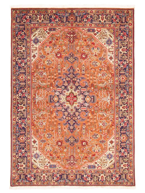 Persian Tabriz 6'9" x 9'7" Hand-knotted Wool Rug 