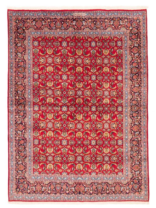 Persian Mashad 6'9" x 9'6" Hand-knotted Wool Rug 