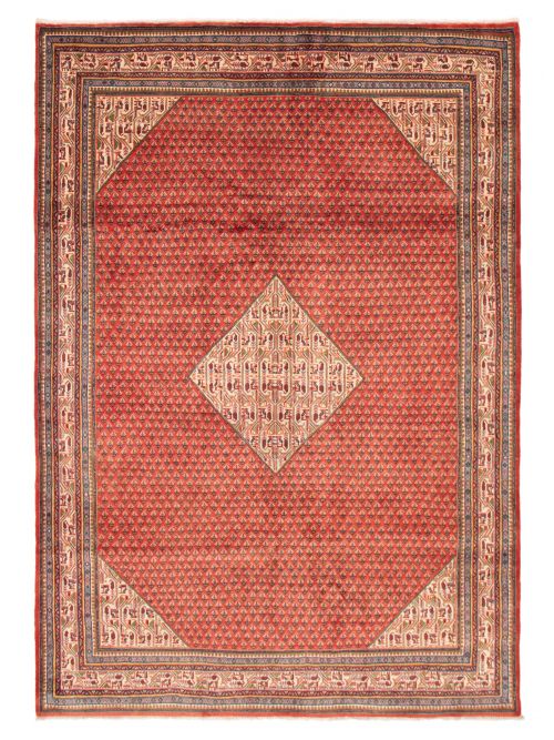 Persian Style 6'11" x 9'10" Hand-knotted Wool Rug 