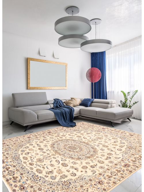 Tapis nain 9la 9'7" x 13'0" en laine