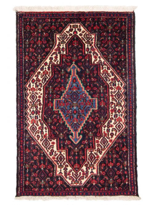 Persian Senneh 2'4" x 3'7" Hand-knotted Wool Rug 