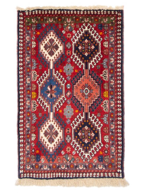 Persian Yalameh 1'10" x 3'1" Hand-knotted Wool Rug 