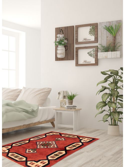 Persian Style Kashkuli Gabbeh 3'3" x 4'8" Hand-knotted Wool Rug 