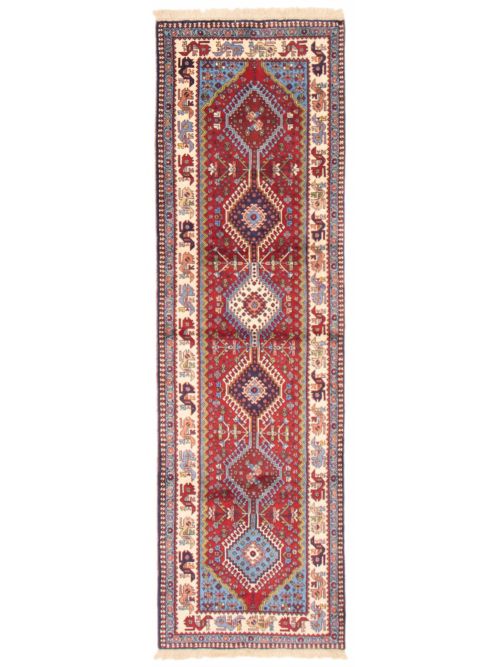 Persian Yalameh 2'9" x 9'4" Hand-knotted Wool Rug 