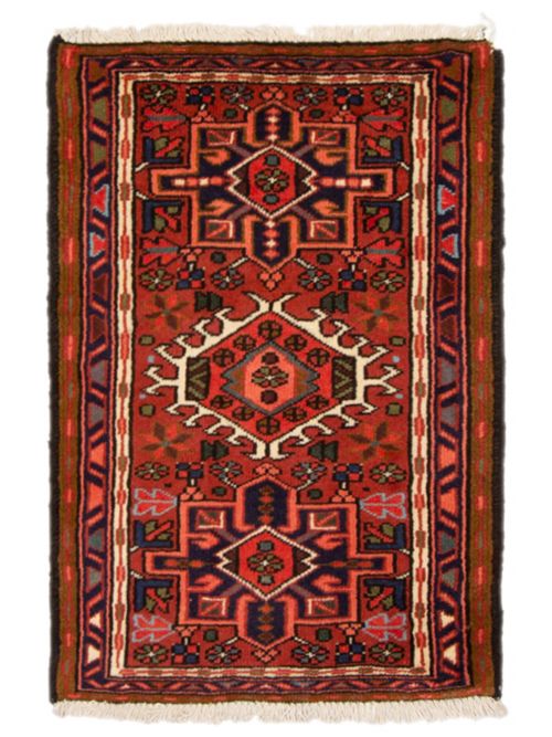 Persian Gharajeh 2'1" x 3'3" Hand-knotted Wool Rug 