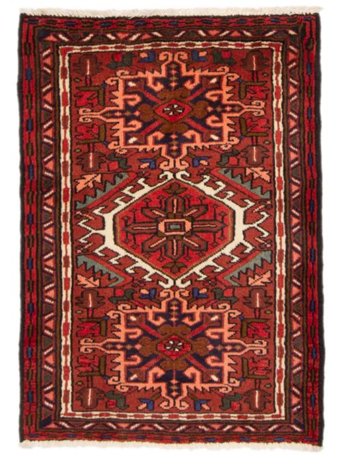 Persian Gharajeh 2'4" x 3'4" Hand-knotted Wool Rug 