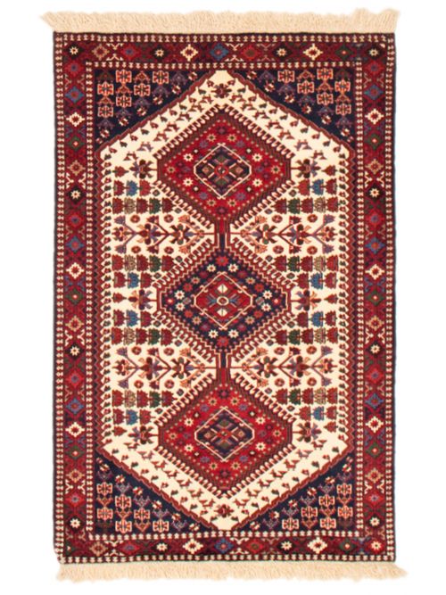 Persian Yalameh 3'3" x 5'2" Hand-knotted Wool Rug 
