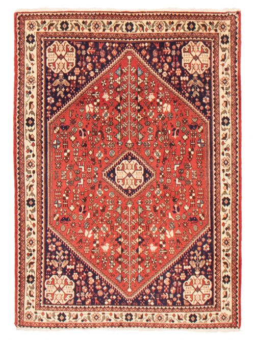 Persian Abadeh 3'7" x 4'11" Hand-knotted Wool Rug 