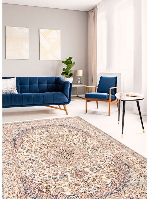 Tapis nain 9la 6'8" x 10'1" en laine