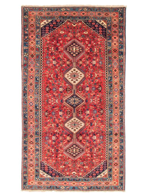 Persian Yalameh 4'11" x 8'10" Hand-knotted Wool Rug 