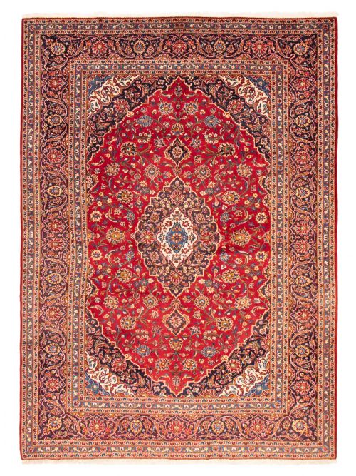 Persian Kashan 8'2" x 11'10" Hand-knotted Wool Rug 